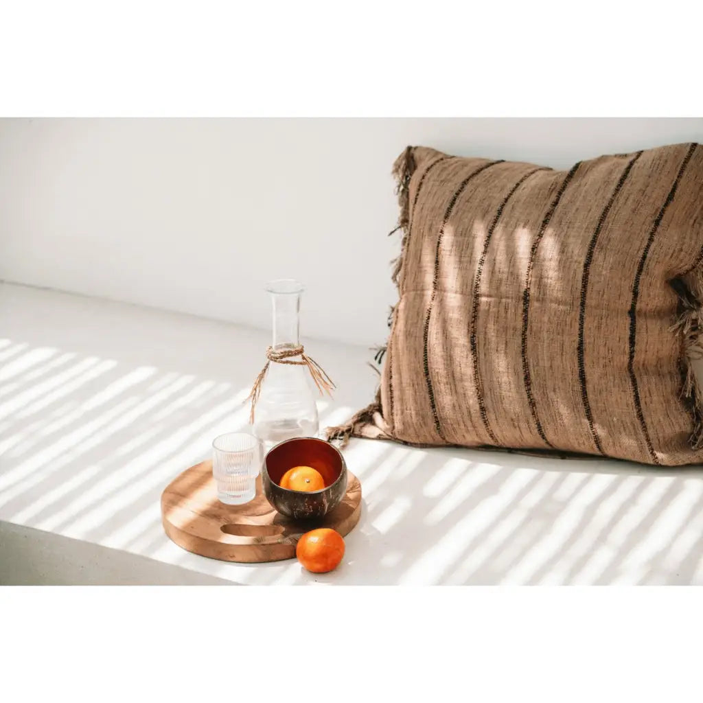 The Teak Root Tray - Natural - S