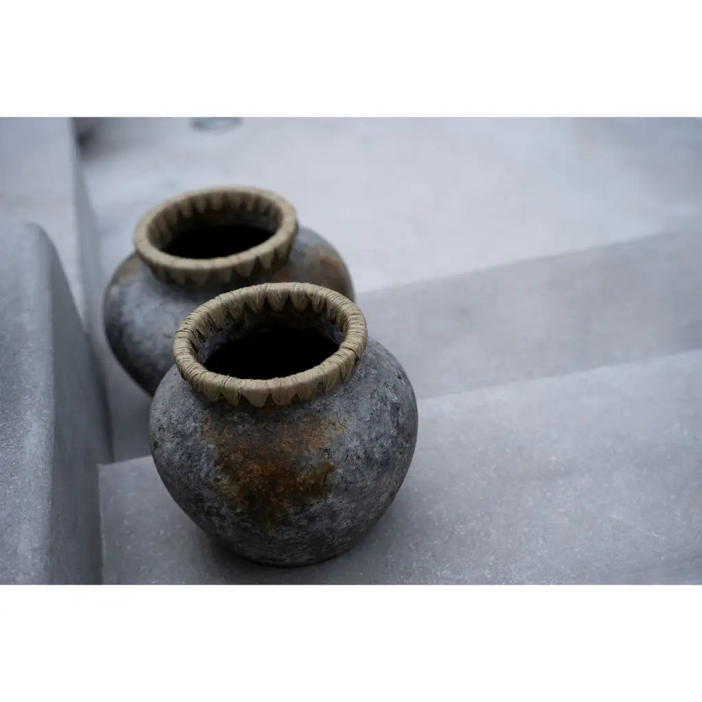 The styly vase - antique grey - s