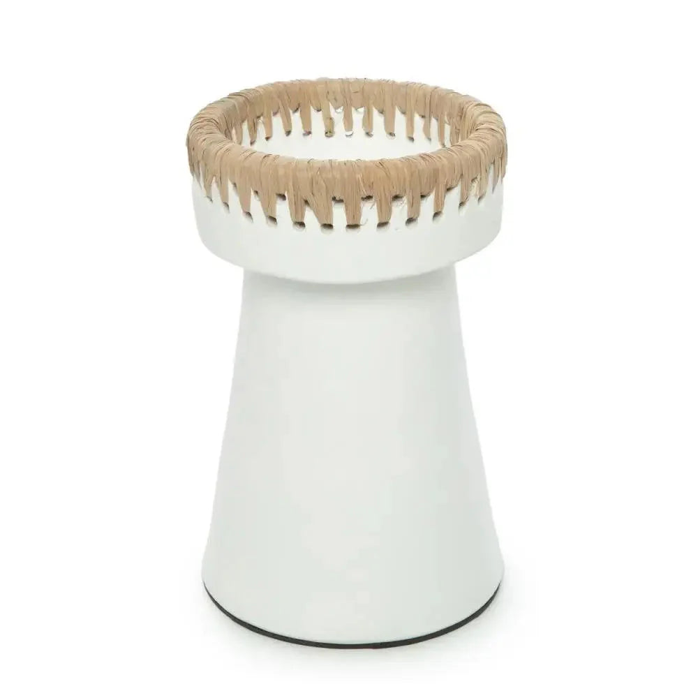 The pretty candle holder - wit naturel - l