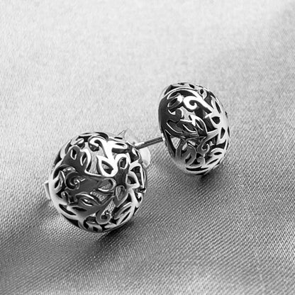 Madamlili lotus-oorknopjes - 925 sterling zilver. - sieraden