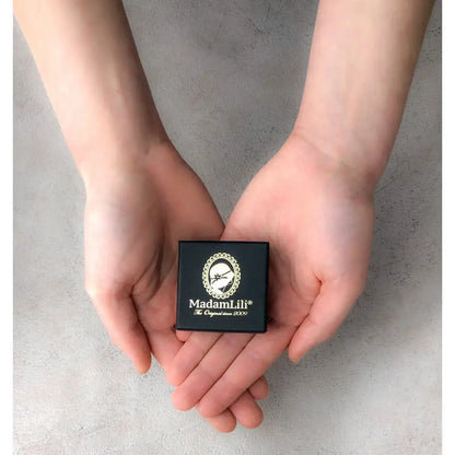 Madamlili oud zilveren foto medaillon collier inclusief